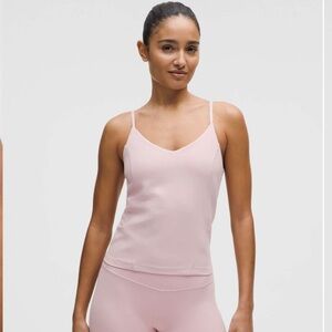 Lululemon Align Waist-Length Cami Tank *Light Support, C/D Cup Pink Haze 14